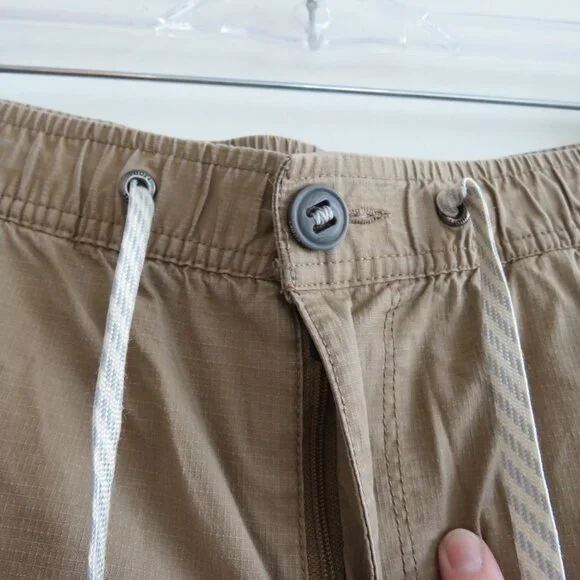 VUORI Ripstop DuraTerra™ Shorts in Khaki Tan Travel Outdoor Sport - Size M - Picture 7 of 13